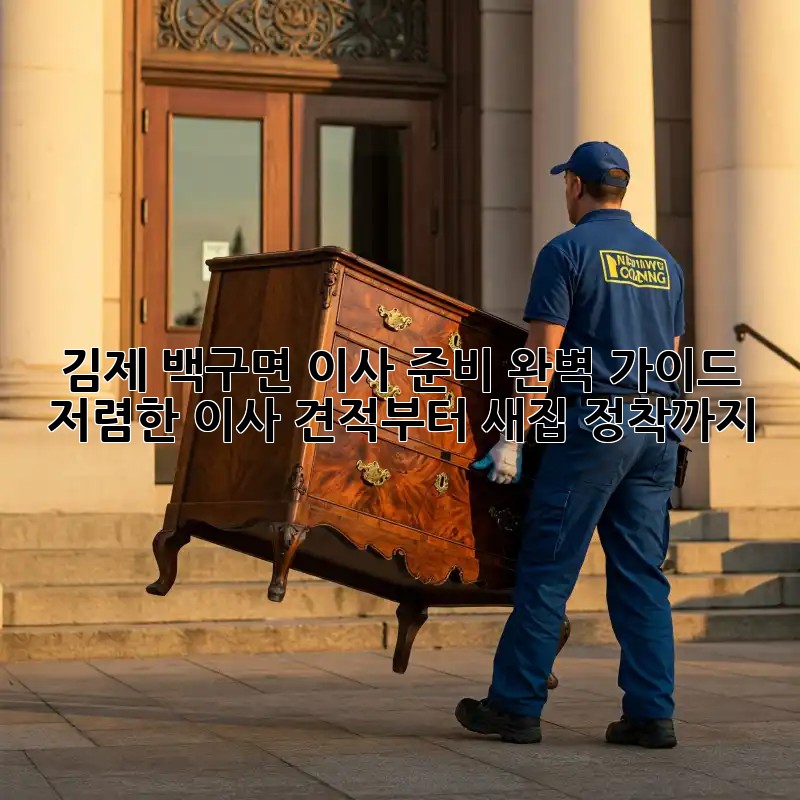 김제 백구면 이사 준비 완벽 가이드: 저렴한 이사 견적부터 새집 정착까지! ✨