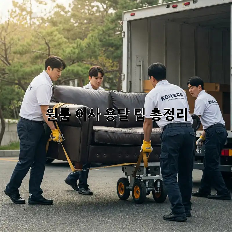 원룸 이사, 용달 팁 총정리!