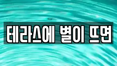 테라스에 별이 뜨면