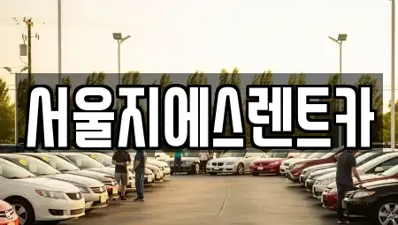 서울 마포구 토정동 렌트카 전문 서울지에스렌트카