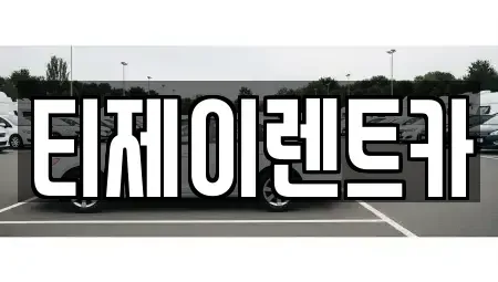 서울 마포구 토정동 렌트카 전문 티제이렌트카