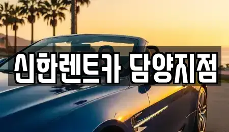 전라남도 담양군 담양읍 렌트카 전문 신한렌트카 담양지점