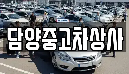 전라남도 담양군 담양읍 중고차 전문 담양중고차상사