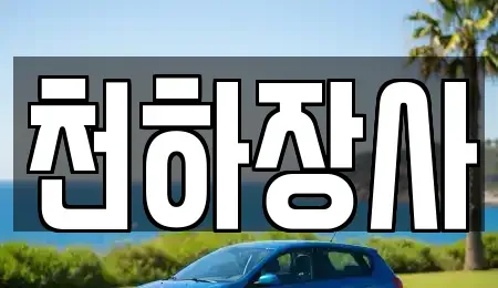 전라남도 담양군 담양읍 중고차 전문 천하장사